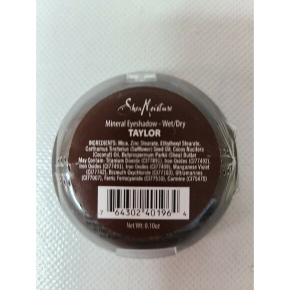 Shea Moisture Cosmetics Mineral Eyeshadow Single Wet/Dry Taylor 0.10 Oz. NEW - Picture 3 of 4